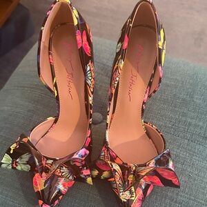 Betsey Johnson Vibrant Butterfly Heels